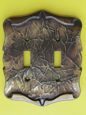Vintage Amerock double light switch cover